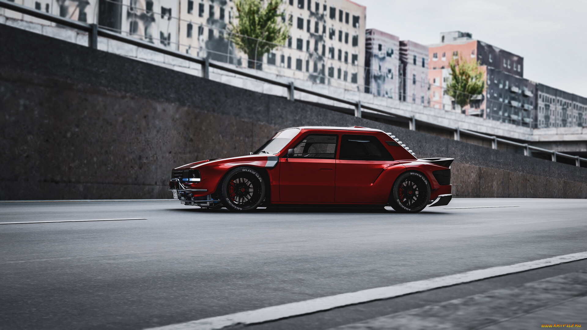 skoda 120, , 3, skoda, 120, resomod, widebody, tuning, car, , 